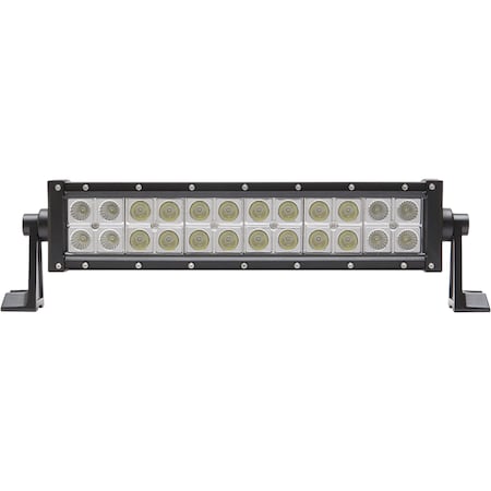 Seachoice White LED Spot/Flood Light Bar, 24 LEDs, 13.6", 12/24V, 2717 Lumens 51681